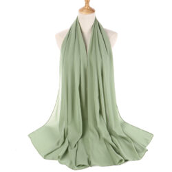 Light Green Chiffon Hijab