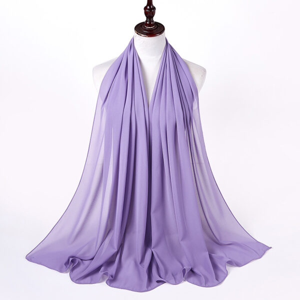 Light Purple Chiffon Hijab