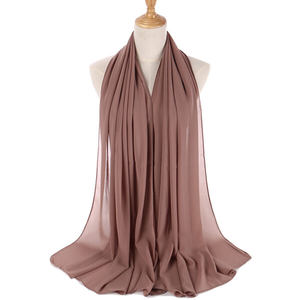 Brown Chiffon Hijab