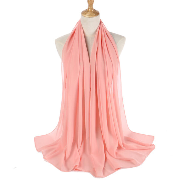 Pink Chiffon Hijab