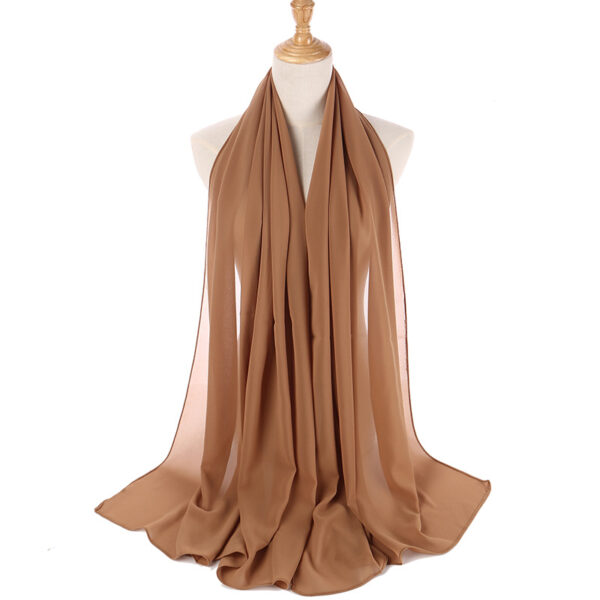 Light Brown Chiffon Hijab