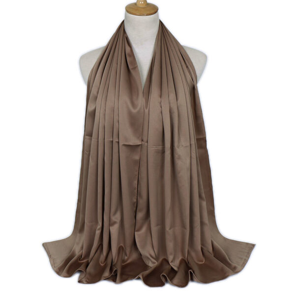 Khaki Silk Hijab