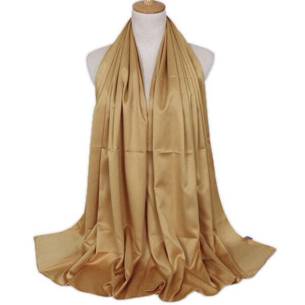 Beige Silk Hijab